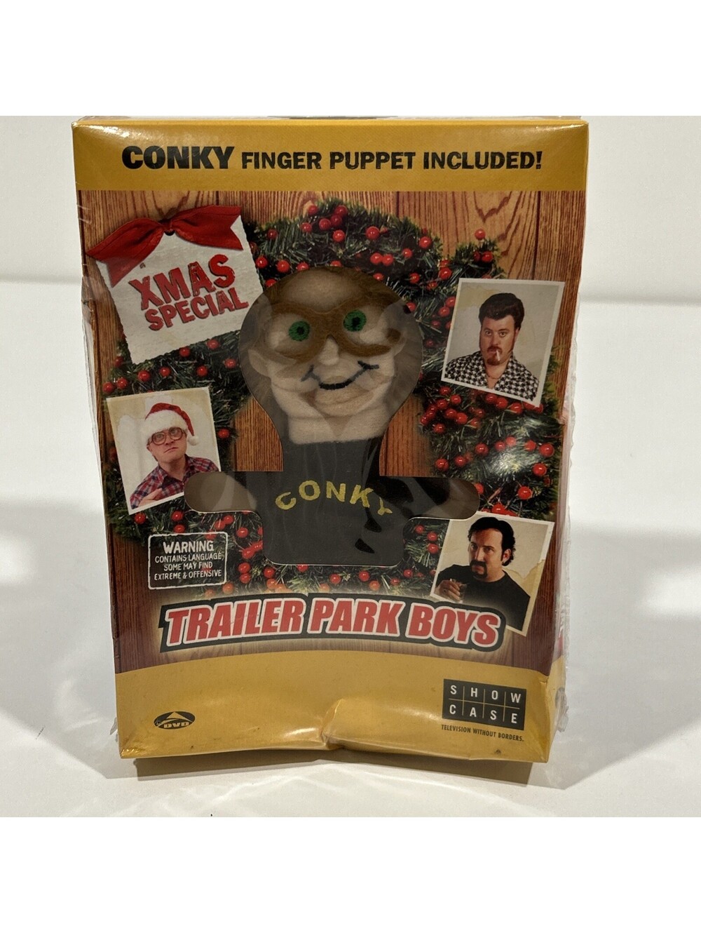 TRAILER PARK BOYS Christmas Special Conky Finger Puppet 2004 DVD Collectible
